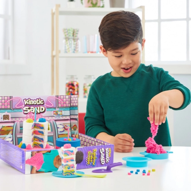 Kinetic Sand Tęczowa Cukiernia