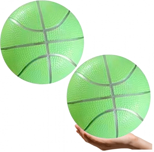 Pastelowozielona gumowa piłka plażowa 20 cm