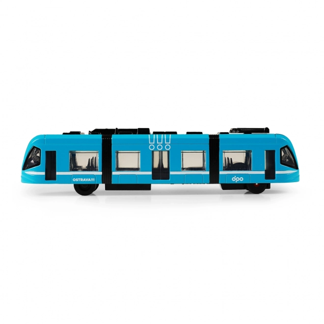 Metalowy nowoczesny tramwaj DPO Ostrava 23 cm