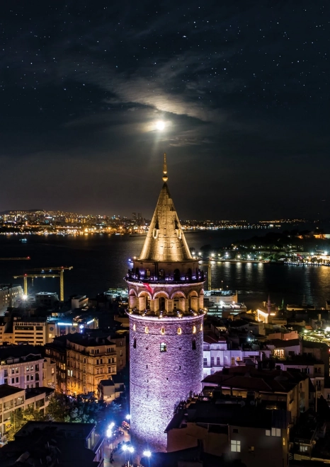 Świecąca układanka Galata Wieża 1000 elementów