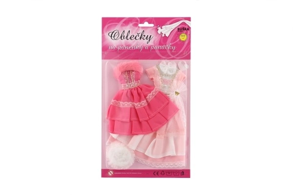 Ubranka dla lalek z akcesoriami - 2 sztuki
