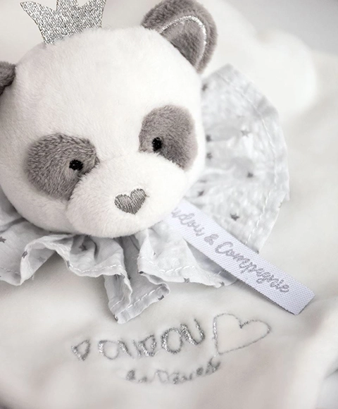 Zestaw upominkowy - pluszowa przytulanka panda