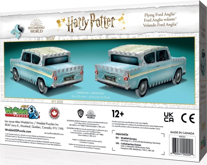3D puzzle Harry Potter: Latający Ford Anglia
