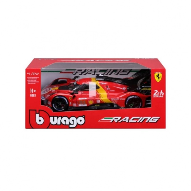 Bburago 1:24 Ferrari Wyścigi - 499P LMH - Czerwony #51