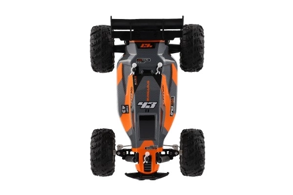 Auto RC Buggy szybkościowe 2,4GHz plastikowe 25cm na baterie w pudełku 31x14x18cm – Pomarańczowe