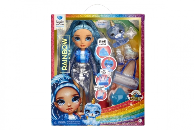 Rainbow High Fashion lalka ze zwierzątkiem - Skyler Bradshaw