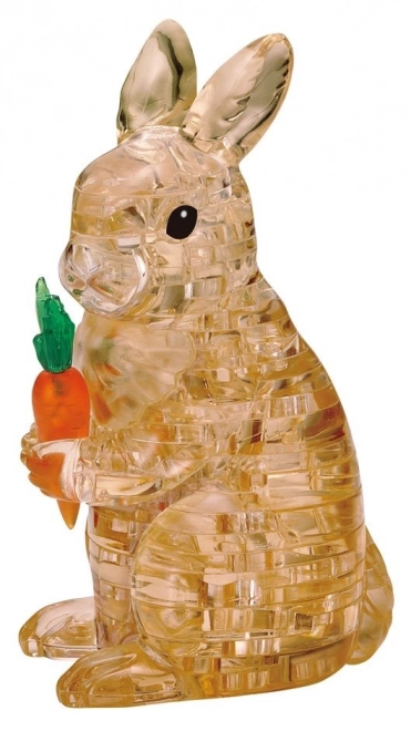 HCM KINZEL 3D Kryształowa układanka Zając 41 elementów