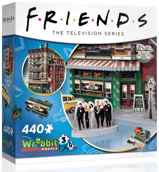 WREBBIT 3D puzzle Przyjaciele: Central Perk 440 elementów