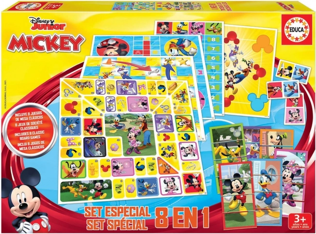 Zestaw gier MICKEY I PRZYJACIELE 8w1