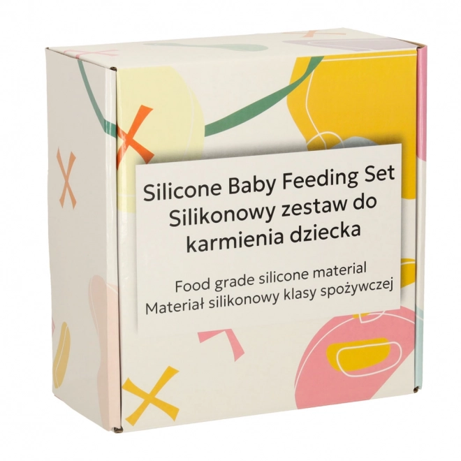 Silikonowy zestaw dla niemowl05t sowa, 8 cz199bci, be7cowy