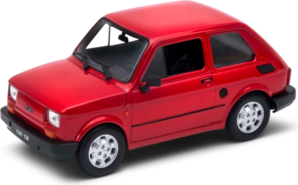 Metalowy model WELLY Fiat 126p Maluch 1:24 z otwieranymi drzwiami