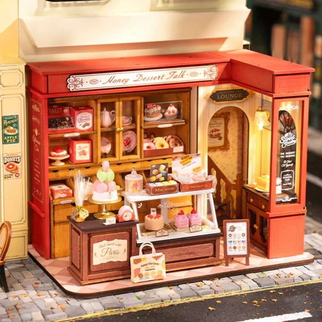 Rolife DIY 3D drewniane puzzle Cukiernia