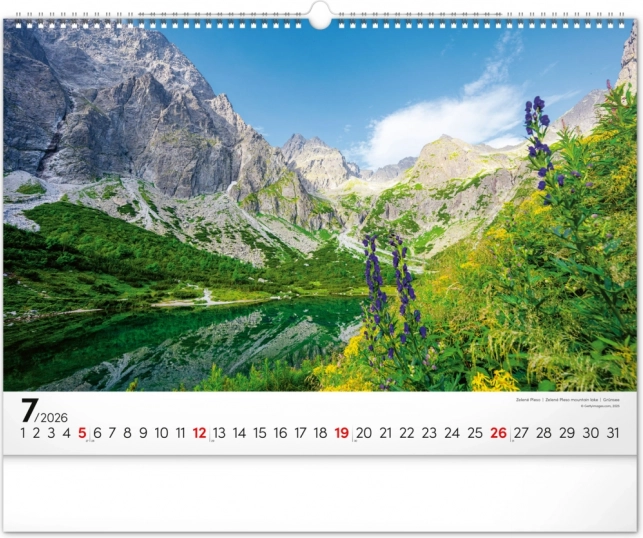 Kalendarz ścienny Magiczne Tatry 2026