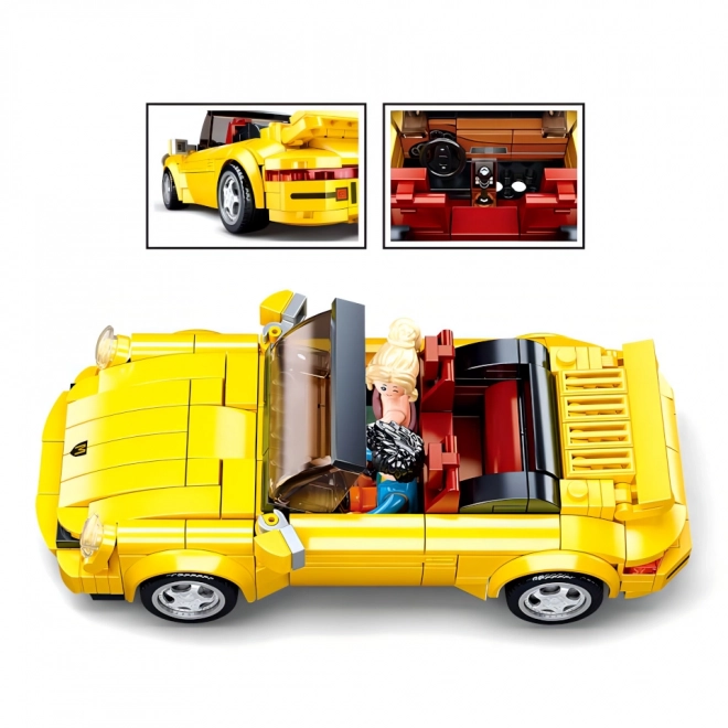 Żółty samochód sportowy Sluban ModelBricks