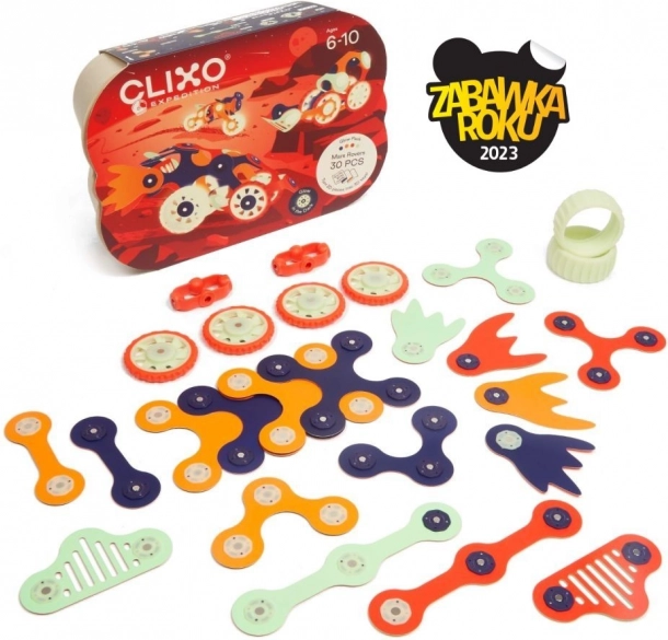 Clixo Mars Rovers magnetyczna układanka 30 szt.
