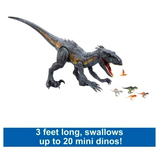 Kolosalna figurka Indoraptora z Jurassic World