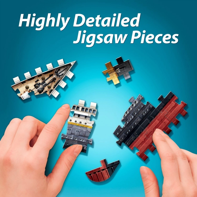 3D puzzle Titanic od Wrebbit, 440 elementów