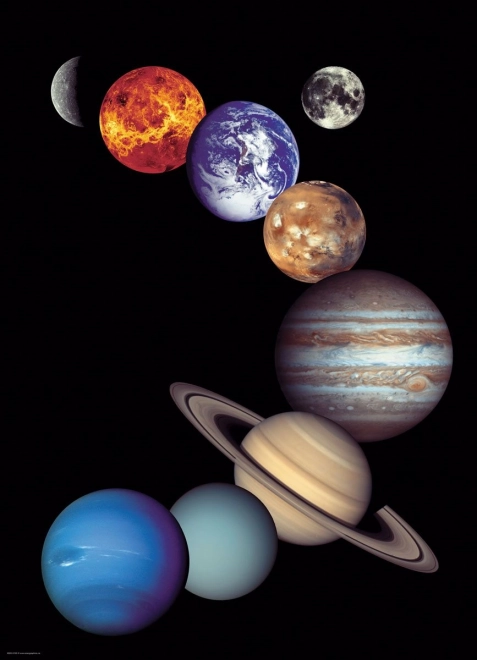 Puzzle EUROGRAPHICS NASA – Układ Słoneczny, 1000 elementów