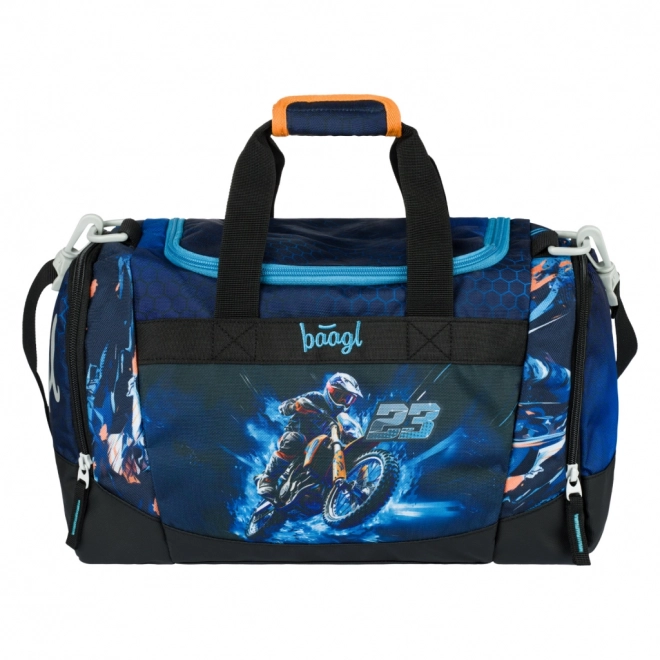 BAAGL Dziecięca torba sportowa Motocykl