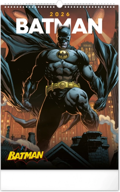 Kalendarz ścienny Batman Dark 2026