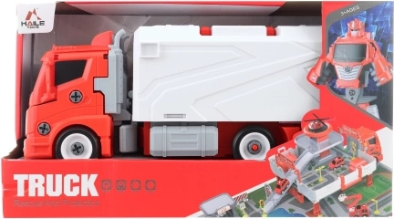 Ciężarówka do skręcania 2w1 – remiza strażacka lub robot