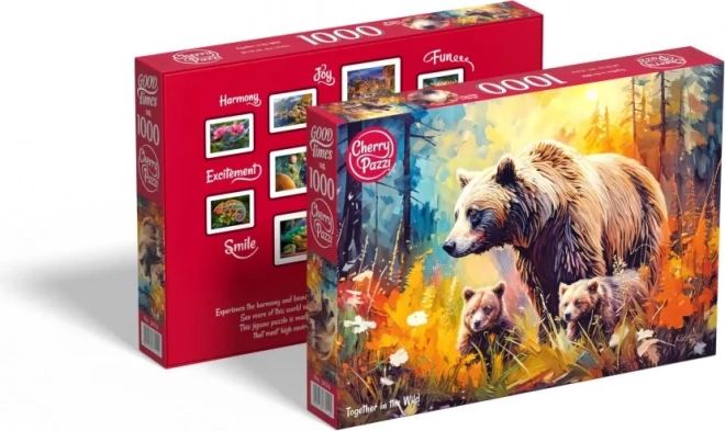 Puzzle Razem w dziczy 1000 elementów