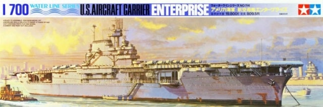 Plastikowy model lotniskowca Enterprise (USA)