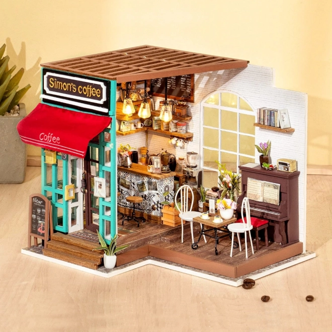 Šimonova kawiarnia - DIY Miniaturowa kawiarnia w domku dla lalek