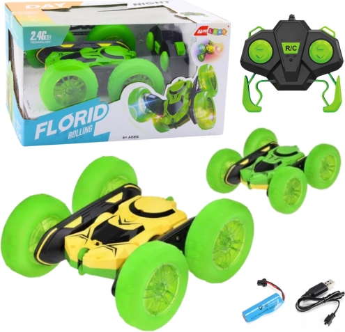 kaskaderskie auto RC 360° – zielone
