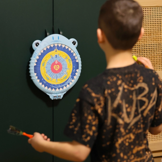 Zestaw do gry rzutki magnetyczne Wesoły Rekin