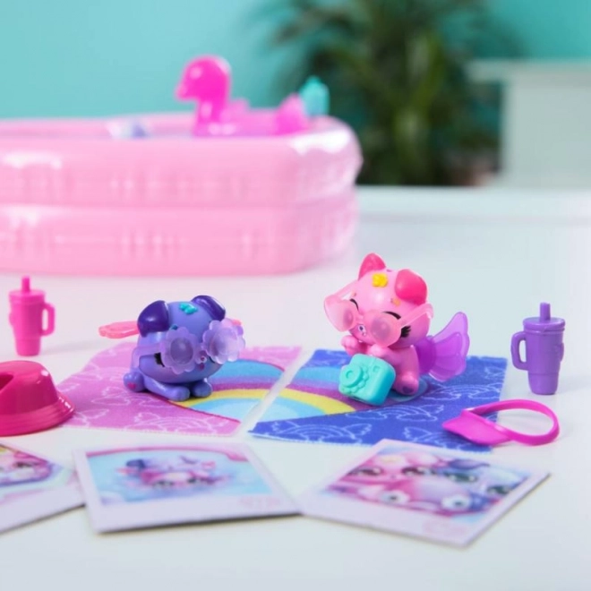 Zwierzątka Hatchimals na basenową imprezę