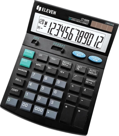 Kalkulator ELEVEN CT666N czarny