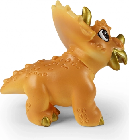 Zabawny dinozaur Triceratops 13 cm