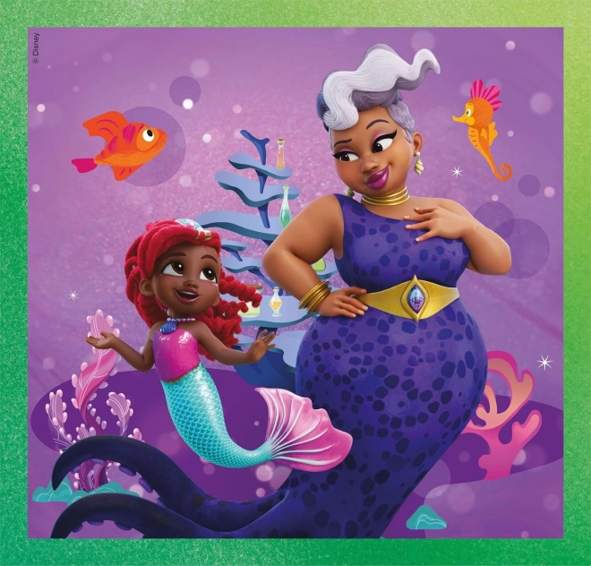 CLEMENTONI Puzzle Ariel 3x48 elementów
