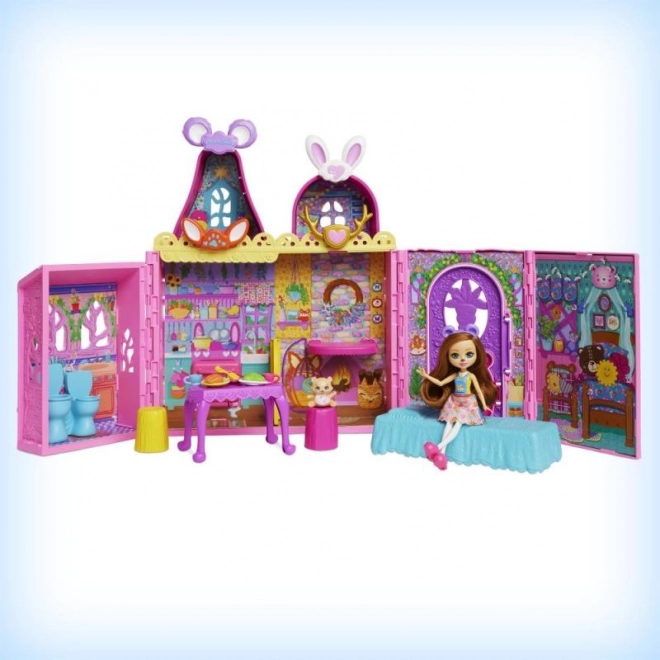 Domek dla lalek Enchantimals Friendship house z meblami i akcesoriami