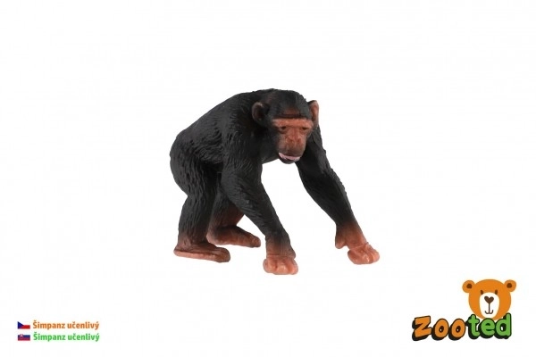 Figurka szympansa z plastiku 7 cm
