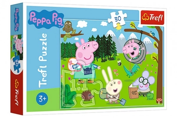 Puzzle Trefl Peppa Pig Leśna wyprawa 30 elementów