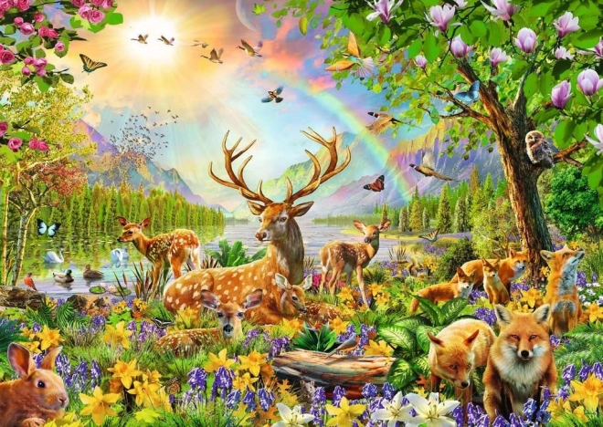 Ravensburger Puzzle Zwierzęta Leśne XXL 200 elementów