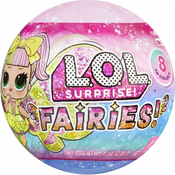 L.O.L. Surprise wróżkowa laleczka Fairy Tots – kreatywne skrzydełka (display 12 szt.)