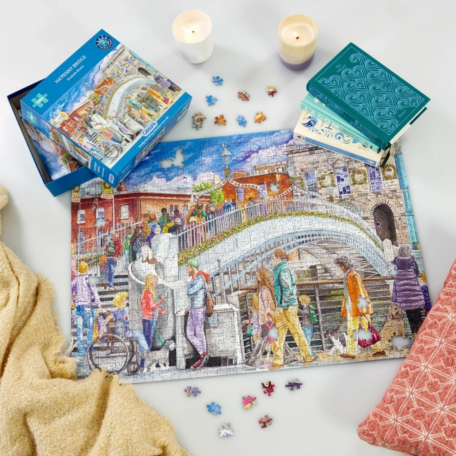 GIBSONS Puzzle Most Ha'penny 1000 elementów