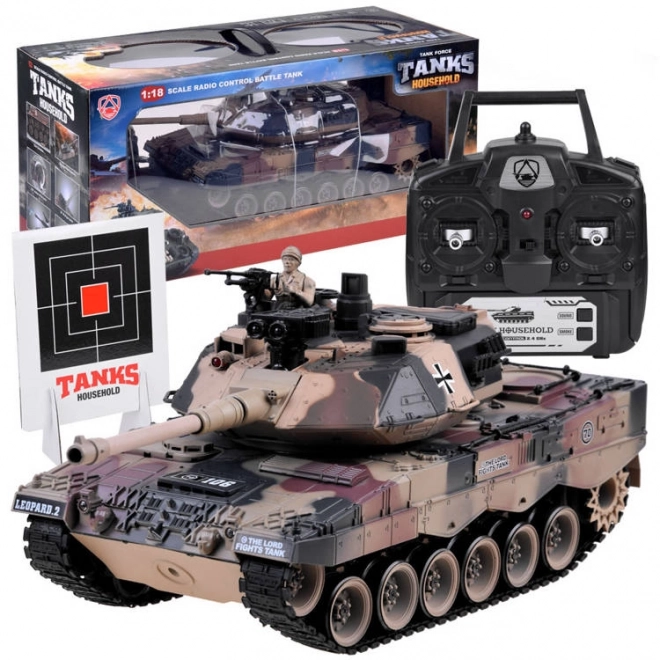 Duży zdalnie sterowany czołg LEOPARD RC0106