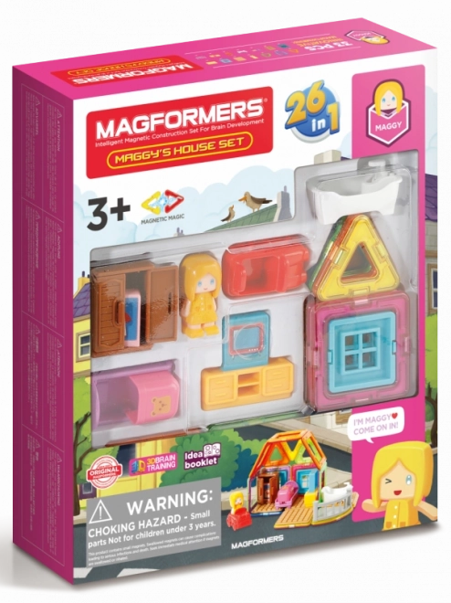 MAGFORMERS MINI domek Magdy 33 elementy