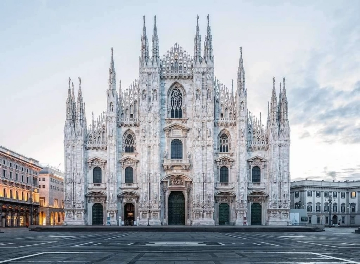 Ikoniczny motyw Duomo di Milano
