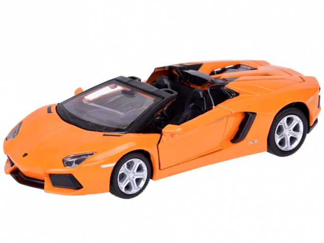 Metalowy model samochodu Lamborghini Aventador Roadster 1:32 interaktywny
