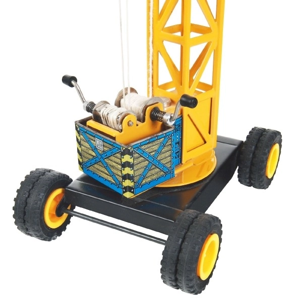 Dźwig metalowy 60cm na korbkę w pudełku Kovap