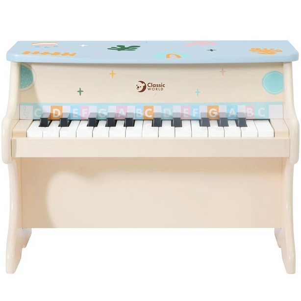 Klasyczny Świat Dziecięce Muzyczne Pianino z Książeczką