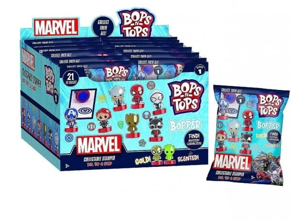 Pieczątki Marvel Bops/Tops