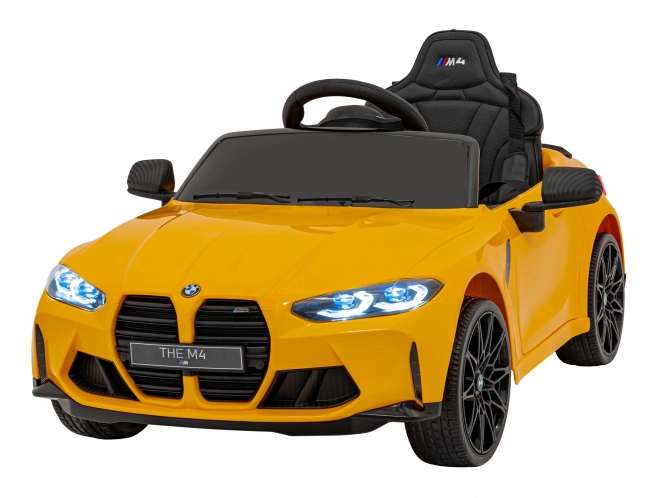 BMW M4 Pojazd Biały – Żółte