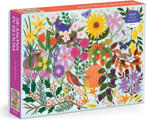 Puzzle Pory roku w kwiatach 1000 elementów