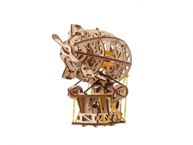 Ugears Drewniana 3D mechaniczna konstrukcja STATEK POWIETRZNY STEAMPUNK